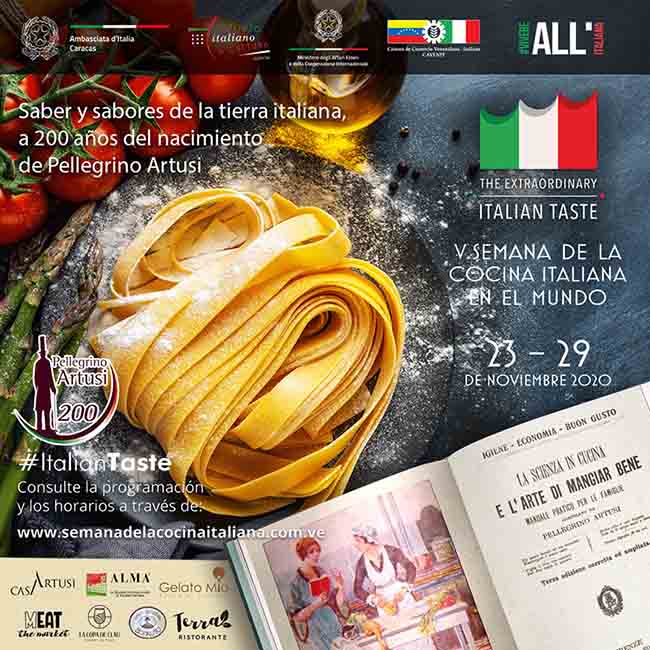 V Semana de la Cocina Italiana en el Mundo 2020 La Semana de la Cocina Italiana en el Mundo