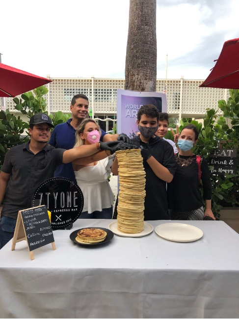 Torre de arepas