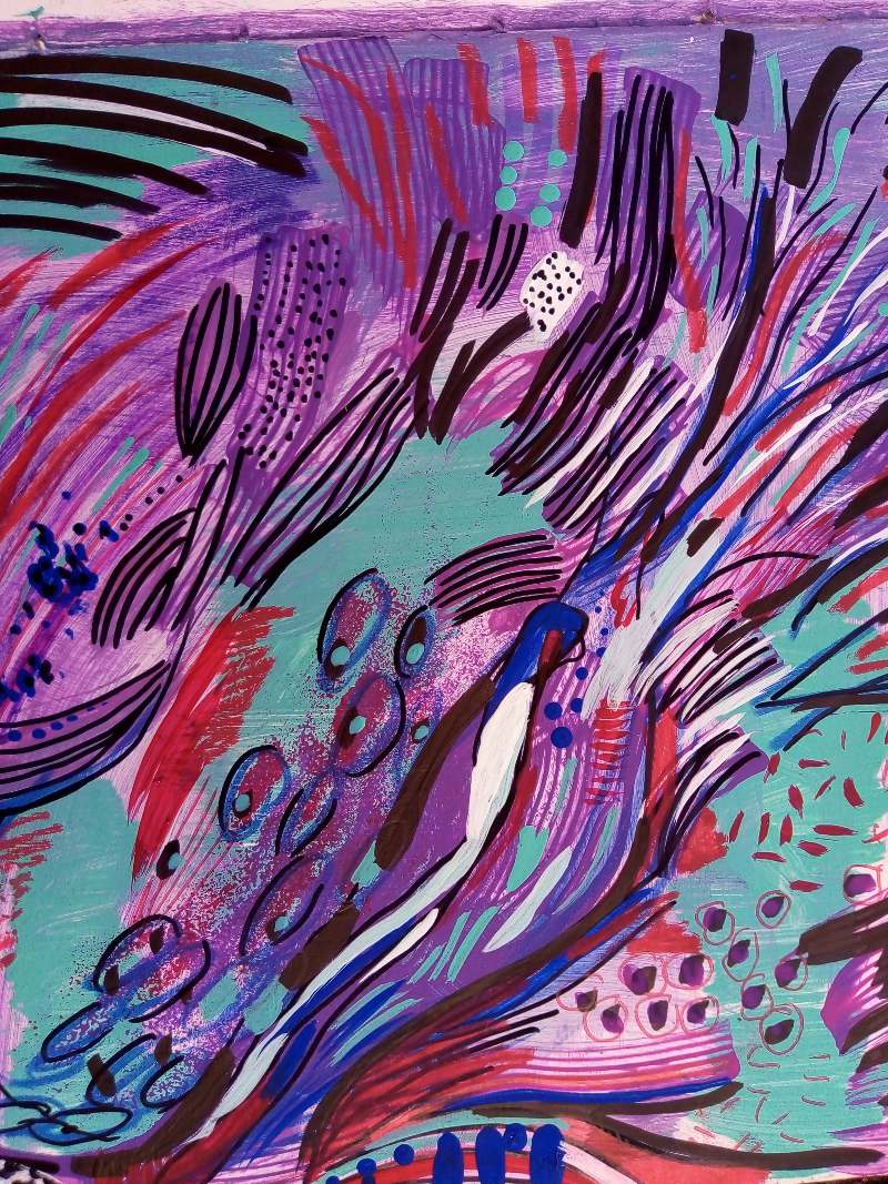 acrilico sobre papel M 20X20 2021