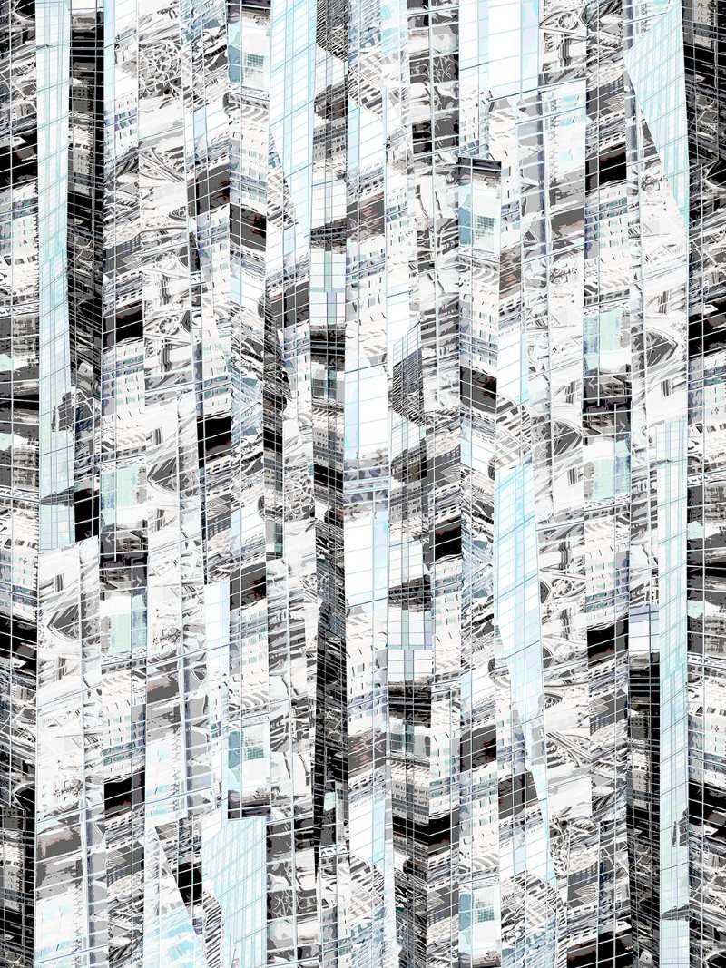 Ciudad Atemporal mixturas by Carmela Fenice 120x90