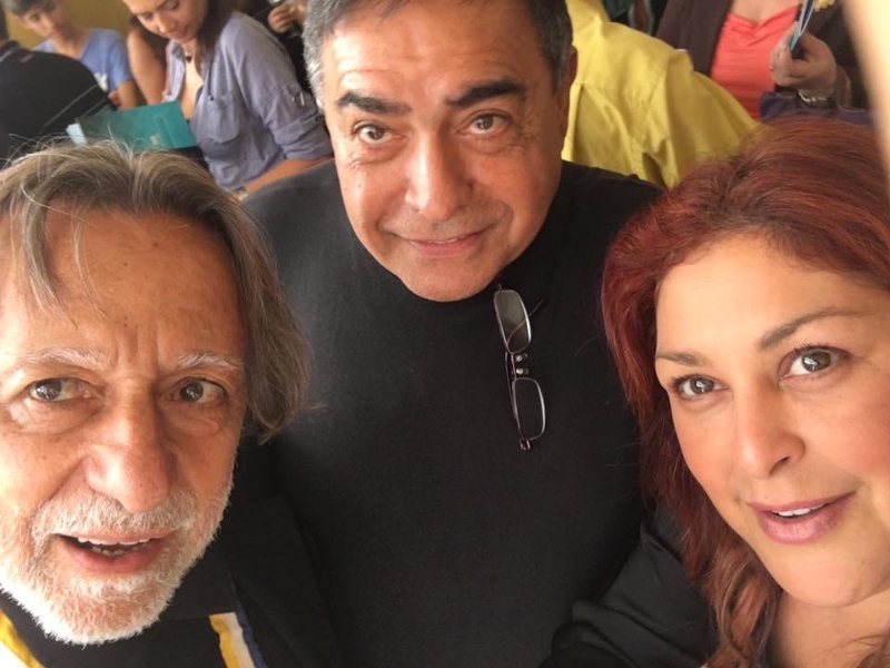 _Rolando Peña, Nelson Garrido y yo