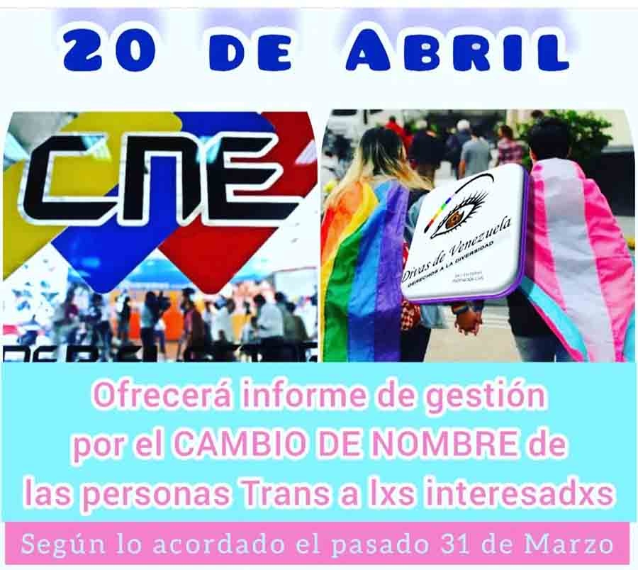 Actividad convocada por Divas de Venezuela