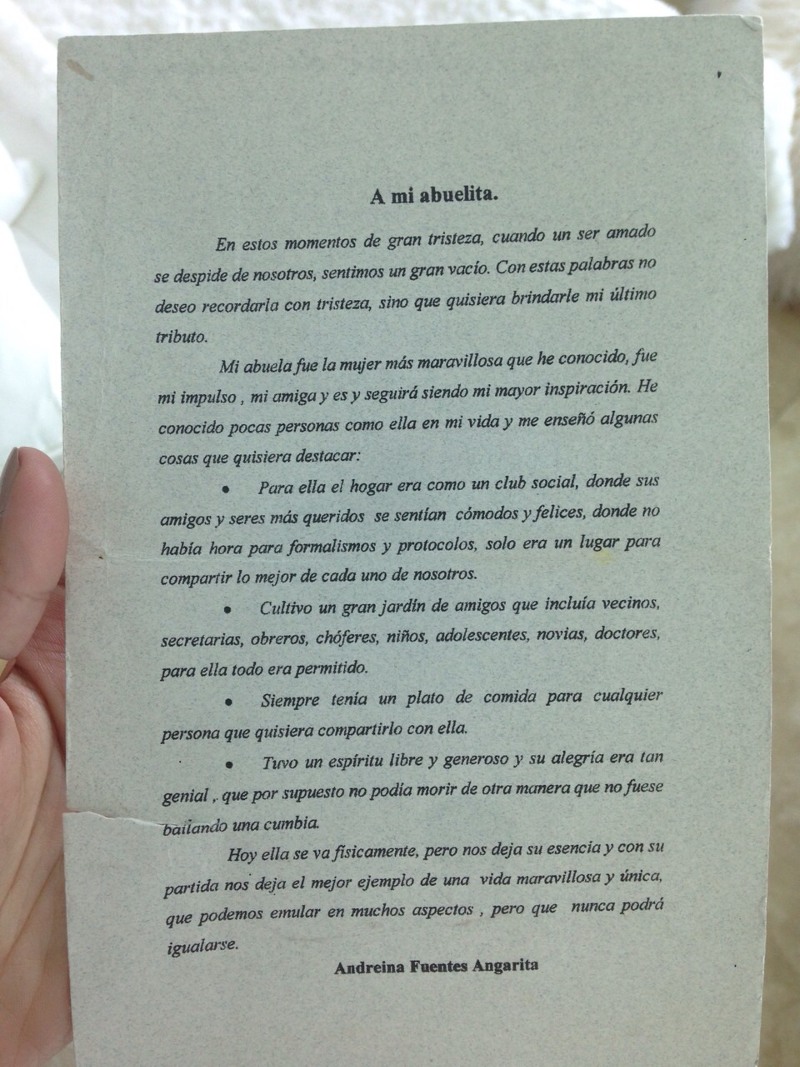 1.1 Escrito a mi abuelita