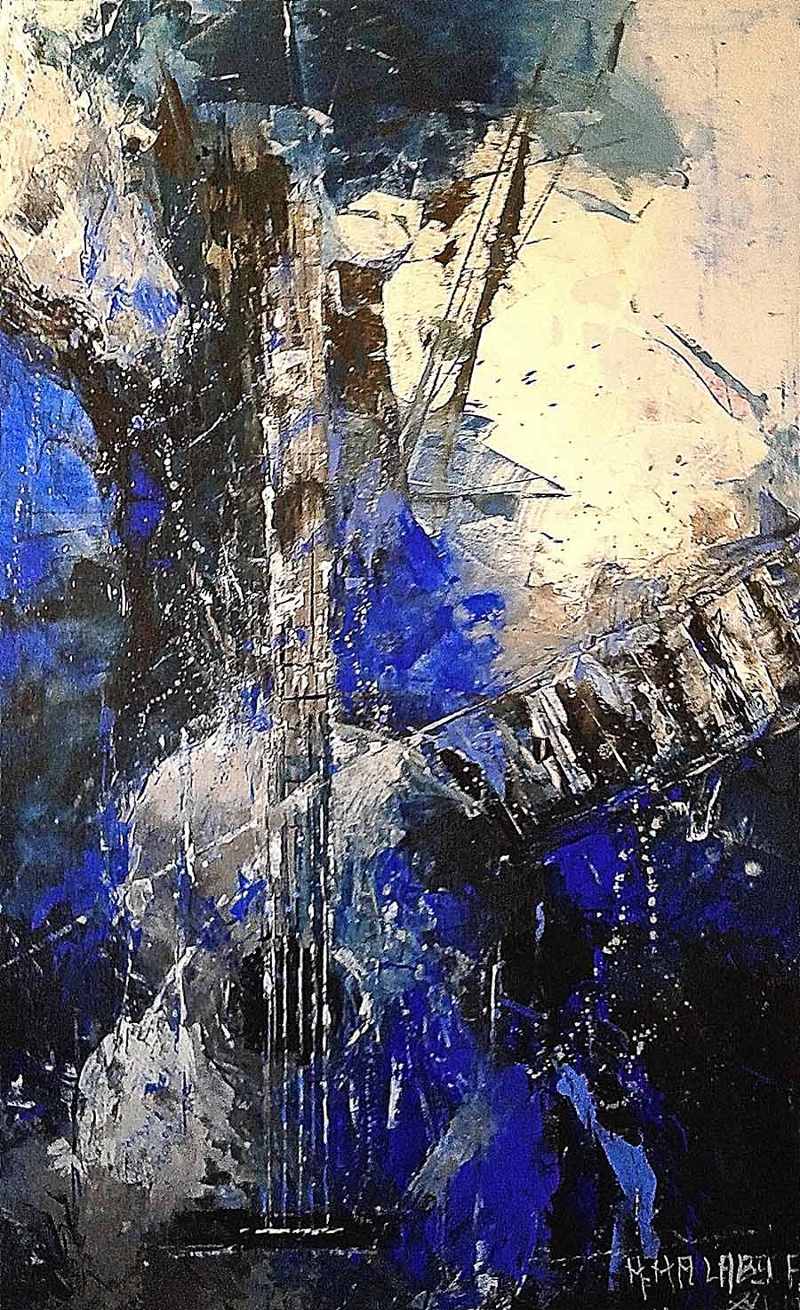 Musa Azul ( serie Pinturas que Suenan)