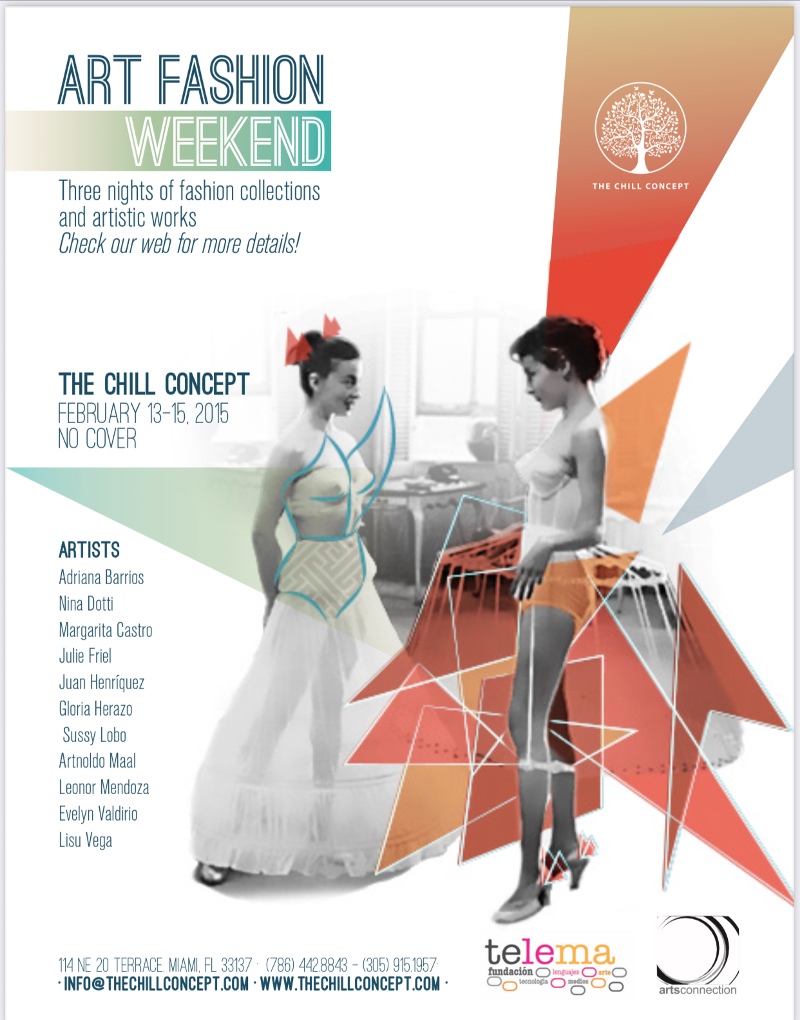 Art Fashion Weekend invitation