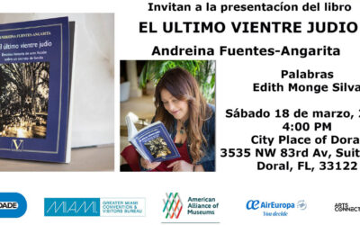 Andreina Fuentes Angarita presenta su libro “El último vientre judío” en Miami